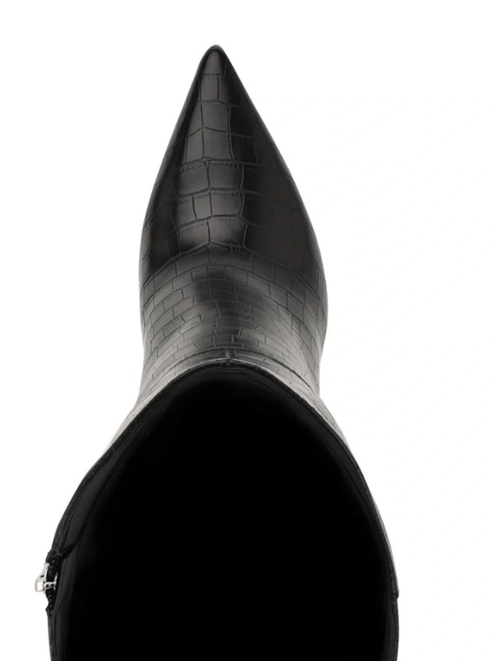 Dark Wine Croco - GUESS Dark Wine Croc-Embossed Pointed-Toe Over-the-Knee Boot